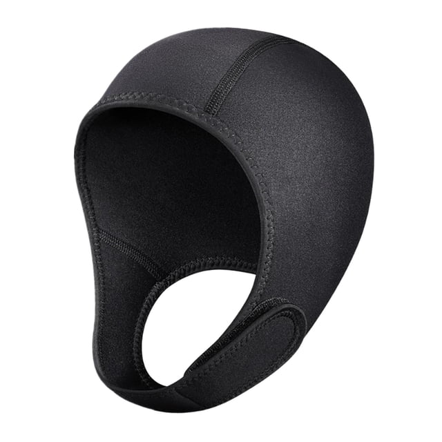 Capucha de buceo de neopreno con correa de la barbilla Capacitación de techo térmico Tapón de natación para hombres kayak para hombres kayak mujeres