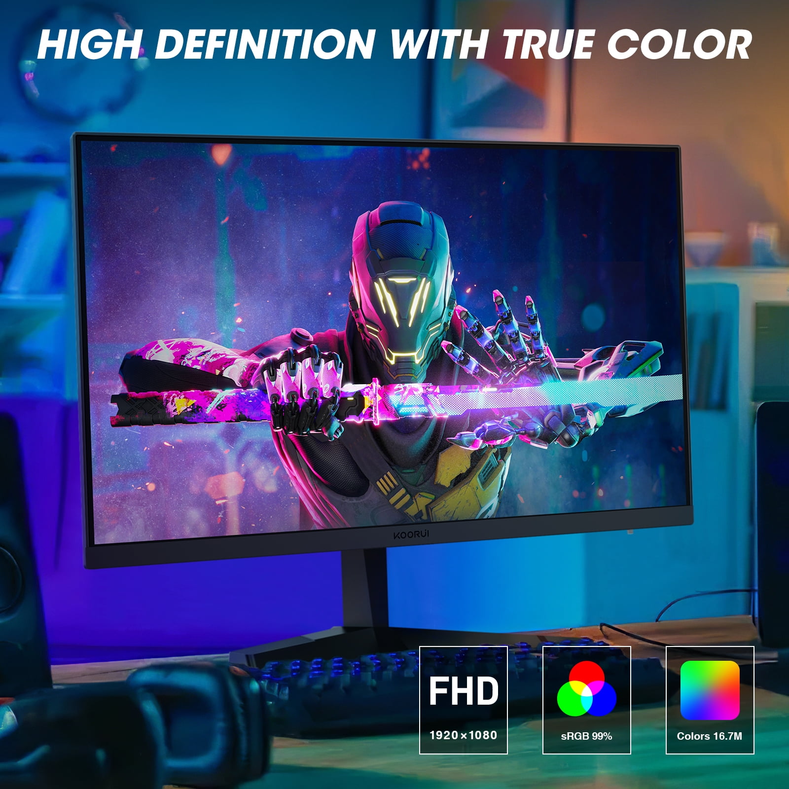 Promo KOORUI 24E3 24 inch FHD GAMING MONITOR 165Hz 1ms IPS PANEL - 24E3  Cicil 0% 3x - Jakarta Pusat - Ipason Technology Indonesia