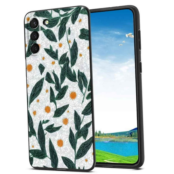 Compatible with Samsung Galaxy S22+ Plus Phone Case, Floral-315 Case Silicone Protective for Teen Girl Boy Case for Samsung Galaxy S22+ Plus