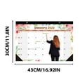 thumbnail image 4 of 2026 Desk Calendar 2026-2027 Wall Calendar Fridge Calendar 18 Month Calendar January 2026 - June 2027 Desktop Calendar Planner With Twin Binding Hanging Hook Ideal for Teacher Office Home, 4 of 9