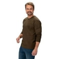 thumbnail image 3 of Vortex Optics Men's Outland Heavyweight Long Sleeve Crew Neck T Shirt Dark Brown 3XL, 3 of 5