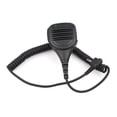 thumbnail image 2 of motorola original oem pmmn4013 pmmn4013a remote speaker microphone with 3.5mm audio jack, coiled cord & swivel clip, intrinsically safe, 2 of 4