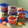 thumbnail image 5 of ACDANC Freezer Storage Containers,6 Pack-16 Oz Airtight Plastic Food Storage Containers with Twist Top Lids,Soup,Meal Prep Containers,Bpa Free,Stackable,Leakproof,Microwave/Dishwasher Safe, 5 of 7