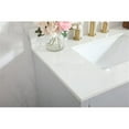 thumbnail image 4 of 30 inch single bathroom vanity in grey with backsplash, 4 of 8