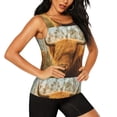 thumbnail image 2 of Lsque Yak Printed Workout Tank Tops for Women, Athletic Sports Tank Tops, Compression Sleeveless Dry Fit Shirts,Sleeveless Yoga Shirt-Medium, 2 of 9