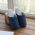 thumbnail image 4 of Aueoeo Cute House Slippers, Womens Memory Foam Slippers Indoor Warm Winter House Slippers Slip on Cotton Bedroom Slippers, 4 of 7