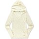thumbnail image 1 of Suéter con capucha Roxy White Caps para mujer beige extra pequeño, 1 of 1