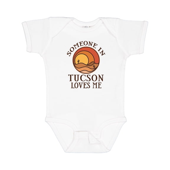 Inktastic Someone in Tucson Arizona Loves Me Boys or Girls Baby Bodysuit
