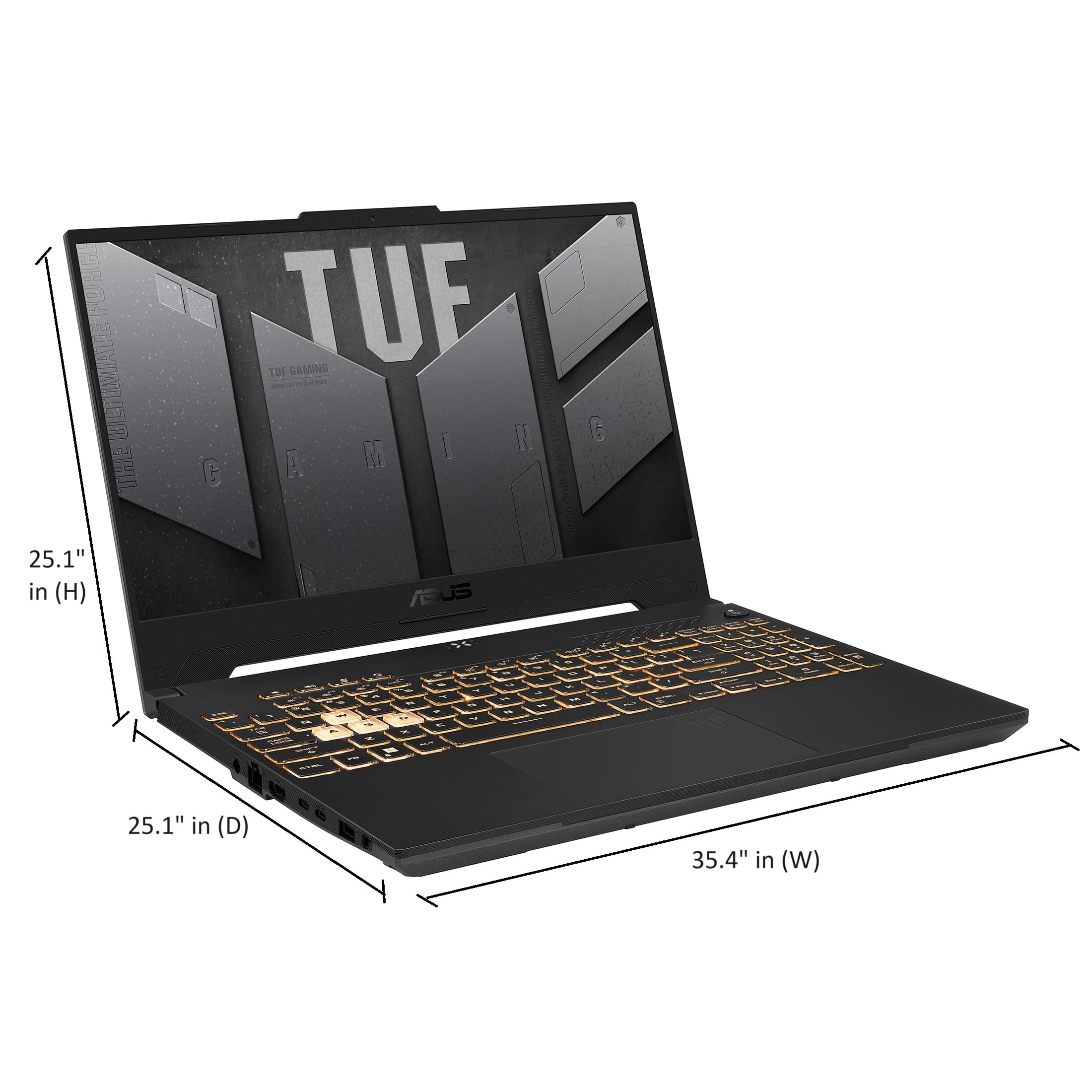 ASUS TUF Gaming F15 (2023) Gaming Laptop, 15.6” FHD 144Hz, 100% sRGB Display, GeForce RTX 4050, Intel Core i5-13500H, 16GB DDR4, 512GB PCIe SSD Gen 4, Wi-Fi 6, Windows 11, FX507VU-ES53