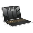 thumbnail image 3 of ASUS TUF Gaming F15 (2023) Gaming Laptop, 15.6” FHD 144Hz, 100% sRGB Display, GeForce RTX 4050, Intel Core i5-13500H, 16GB DDR4, 512GB PCIe SSD Gen 4, Wi-Fi 6, Windows 11, FX507VU-ES53, 3 of 9
