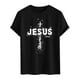 thumbnail image 4 of Camisa Casual de Cuello de la Tripulación de la Impresión de Pascua de Manga Corta de Verano Top Ligero de Poliéster para los Hombres, Camiseta de Manga Corta para el Uso Diario de Primavera Verano, 4 of 8