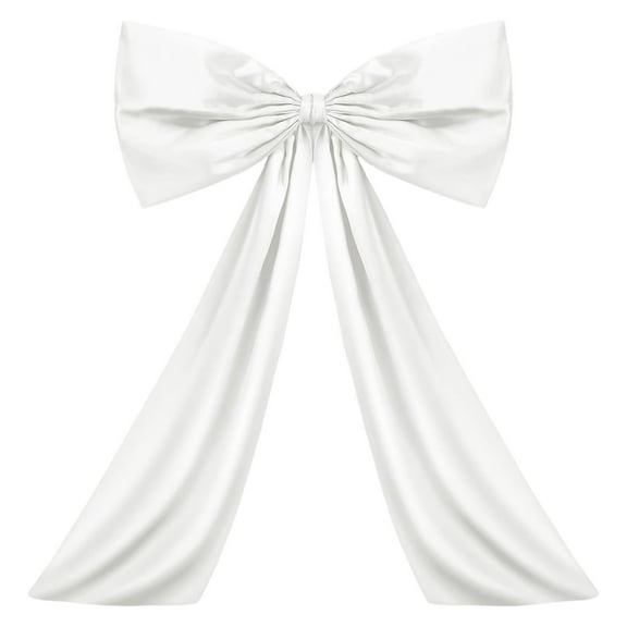 Extra Large Christmas Satin Bows, Christmas Tree Topper Bow, Christmas Bows DecorationsGiant Xmas Tree Toppers Bows for Home Christmas Wreath Wall Birthday Wedding Party, 23.62x39.37 inch