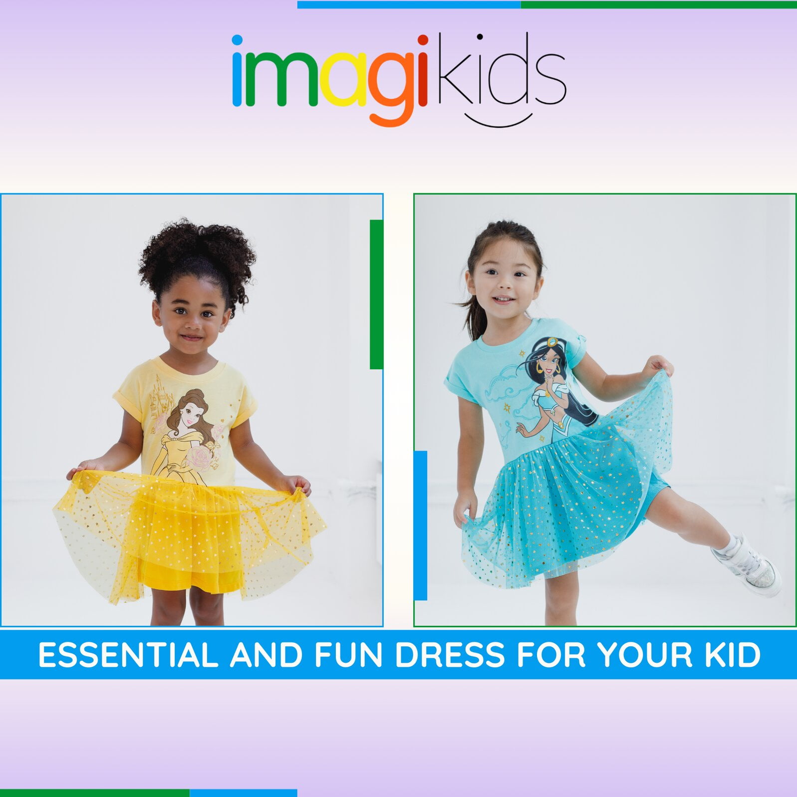 Disney Frozen Elsa & Anna Child's Tutu Outfit, Little Girls