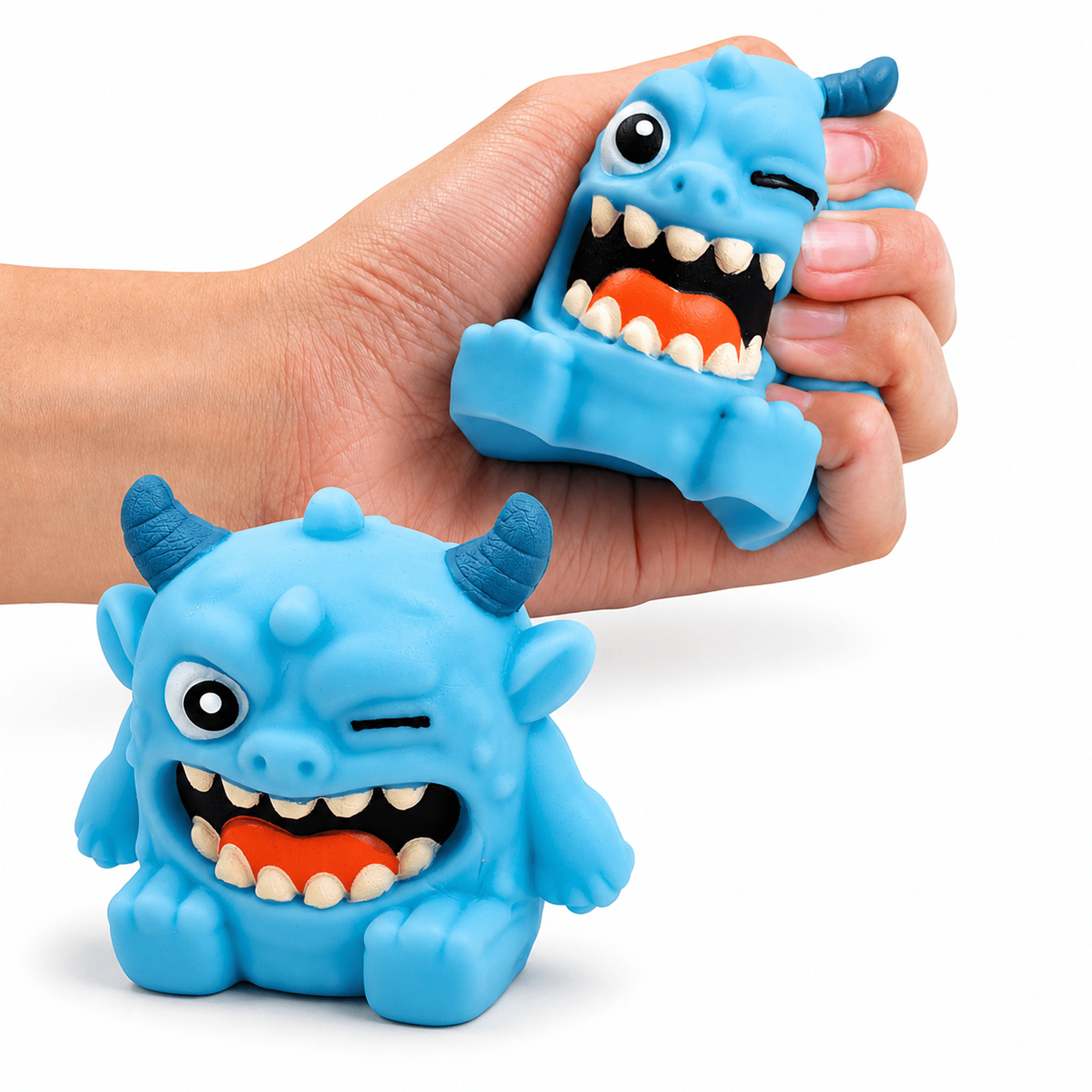 Squishins Monster 3D Sensory Fidget, Novelty & Gag Toys for Children Ages 3 and up