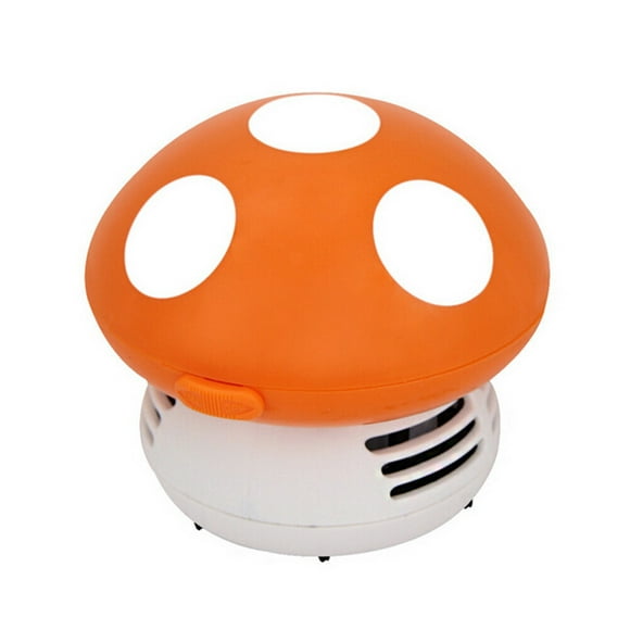 Mini Mashroom Limpiador de mesa aspiradora Handy Limpiador de manos Mesa limpiador de polvo (color al azar)