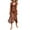 Coffee-05, variant on Lopeceal Swimsuit Cover Up For Women Sexy Crochet Hollow Out High Slit Sleeveless Bikini Cover Up Dress Summer Beach Vacation