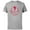 Athletic Heather, variant on Mickey Mouse United States of America 1776 - Short Sleeve Cotton T-Shirt for Adults - Customized-Royal Heather
