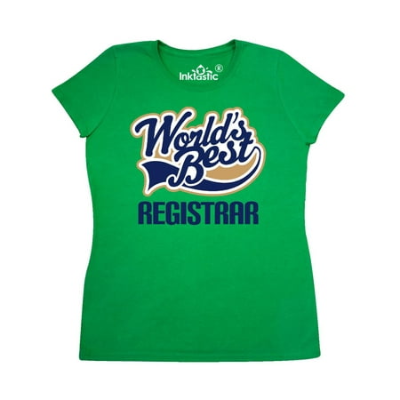 World's Best Registrar Women's T-Shirt (Best Domain Registrar Service)