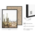 thumbnail image 3 of HAUS AND HUES Framed Western Wall Art - Set of 3 Desert Wall Art, Cactus Wall Decor, Framed Landscape Wall Art, Southwest Framed Art, Joshua Tree Wall Art, Framed Cactus Print (16x20, Black Framed), 3 of 6