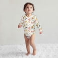 thumbnail image 4 of Xecao Colorful Bow Knots1 Print Baby unisex-baby Cotton Long-sleeve Bodysuits-6 Months, 4 of 6
