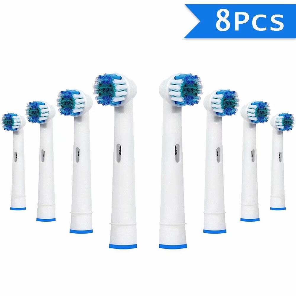 16 Têtes De Rechange Pour Brosse à Dents électrique Oral-b/Braun, Douces, Blanches - Neuf