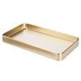 thumbnail image 7 of mDesign Metal Guest Hand Towel Paper Napkin Storage Tray Dispenser - Soft Brass, 7 of 7