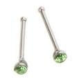 thumbnail image 6 of fenteer 5x36 Pieces 316L Stainless Steel Nose Stud Rings Body Piercings Straight Bar 5 Pcs, 6 of 7