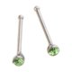 thumbnail image 5 of 36 piercings para la nariz de acero inoxidable 316L con cristales, joyería para piercings corporales, 5 of 6