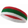 thumbnail image 3 of Couver Unisex Mexico Italy Belarus Country Flag Cotton Sports Headband, 3 Pieces, 3 of 7