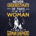 thumbnail image 3 of CafePress - Never Underestimate Woman With A German Sh T Shirt - Women's V-Neck Dark T-Shirt, 3 of 4