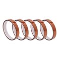 thumbnail image 3 of 5Pcs High Temperature Tape Thermal Tape Tea Color Insulating Adhesive Tape Set Thermal Tape Heat Transfer Tape, 3 of 8