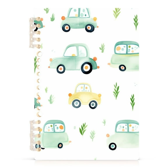 Spiral Journal Notebook Vehicle Car College Ruled Notebook 8.3" x 5.7" A5 Lined Thick Paper Page