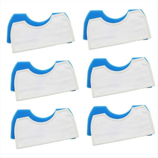 Kit de Filtros HEPA de Repuesto para Aspiradora Robot para , Filtros de Esponja Azul, Accesorios para Aspiradora, Fácil de Limpiar.