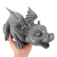 thumbnail image 4 of SEWACC Figurine Décorative en Résine Robuste Dragon pour Table de Jardin Bureau, 4 of 8