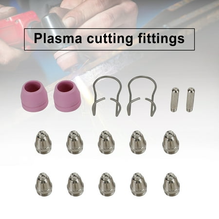 Kit 24 Pièces Consommables Torche Plasma SG55 AG60 - Électrodes, Buses, Cups - Compatible CUT60, LGK60