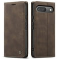 thumbnail image 2 of CaseMe Leather for Google Pixel 9/9 Pro Case, Flip Wallet Leather Case with Card Holder Magnetic Closure Shockproof Kickstand Protective Phone Cases Cover for Google Pixel 9/9 Pro,Coffee, 2 of 12