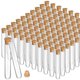 thumbnail image 1 of 100PCS Glass Test Tubes with Cork Clear Stoppers (15X100mm/13Ml), 1 of 5