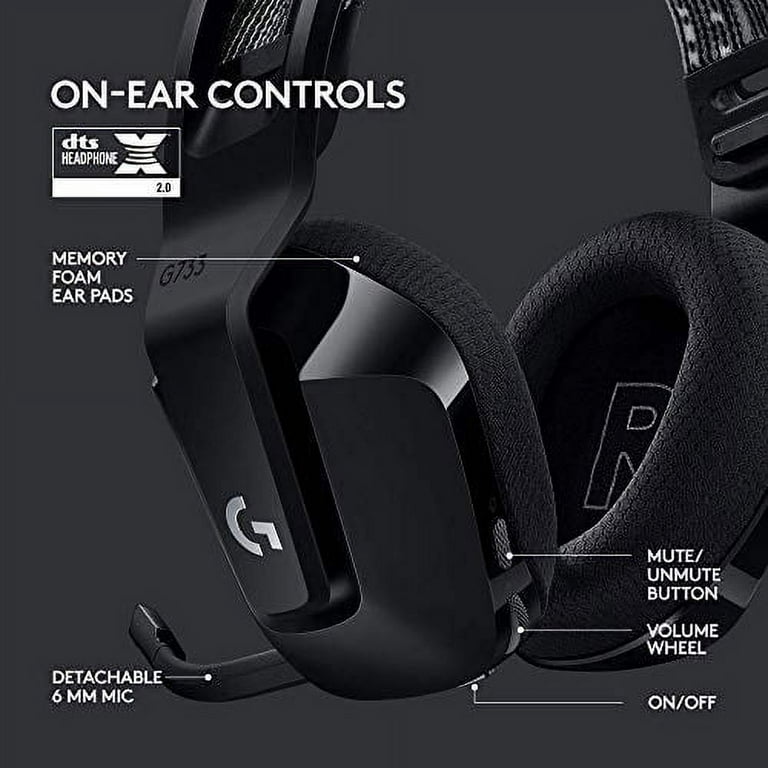 Logitech G733 LIGHTSPEED Wireless Gaming Headset with suspension