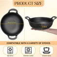 thumbnail image 4 of Mini, Non-Stick, Durable Pre-Seasoned Cast Iron Skillet With Dual Handles - Versatile Cookware For Outdoor Grilling & Camping, 4 of 11