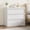 3 drawers Antique white, variant on GOCAPTAIN 3 Drawer Dresser for Bedroom, Wide Wood Chest of Drawers with Large Storage, Nightstand Storage Dresser for Hallway, Living Room, Closet, Natural Wood Color