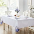 thumbnail image 2 of Elrene Home Fashions Spring Hydrangea Floral Cutwork Tablecloth, Multicolor, 60" x 84" Rectangle, 2 of 4