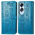 thumbnail image 1 of Funda Cartera FOXDOCK para OPPO A60 4G , Flip PU con Relieve de Gatos y Perros, Tarjetero y Soporte, 1 of 6