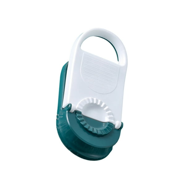 Cateissary Envoltura para hacer bolas de hervida de plástico, lavable, portátil, ligera, para prensar masas, prensador, herramientas de Cocina y Comedor Blanco