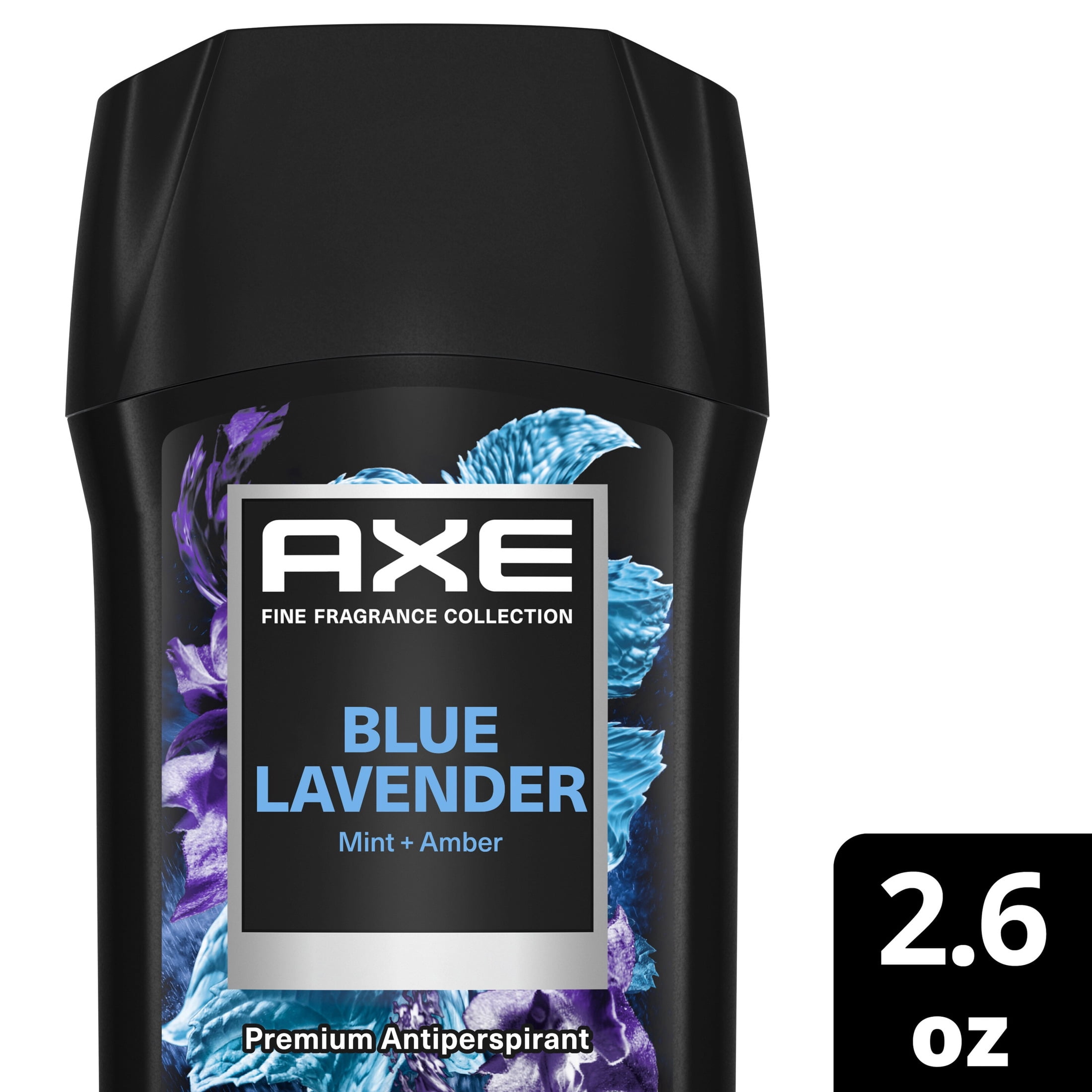 AXE Fine Fragrance Collection Antiperspirant Deodorant for Men Blue Lavender 72 Hour Sweat & Odor Protection, 2.6 oz