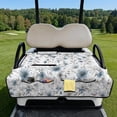thumbnail image 2 of Xixirimido Quilted Golf Cart Seat Blanket Portable Golf Cart Seat Cover Towel for EZGO Yamaha Club Car & More 2-Seater Carts Foldable for Easy Carry, Boho Floral, 2 of 8