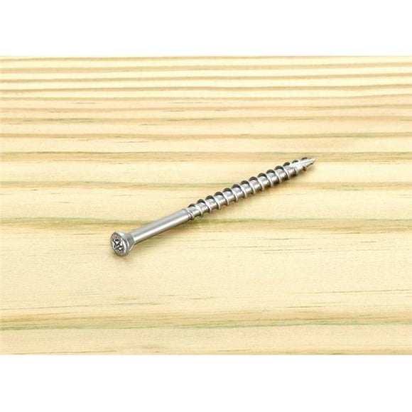 Starborn 5001463 No.7 x 2.25 Po. Tête de Garniture en Étoile Vis de Pont en Acier Inoxydable, 1 lbs