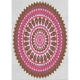 thumbnail image 1 of Ahgly Company Indoor Rectangle Patterned Bright Maroon Red Novelty Area Rugs, 7' x 9', 1 of 6