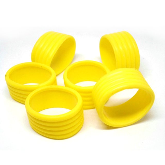 2 Pieces Tennis Racket Grip Stretchy Ring Tape Dry Hands Overgrip Fix Kit Grip Tape Finishing Protector Professional Outdoor Accessories Yellow