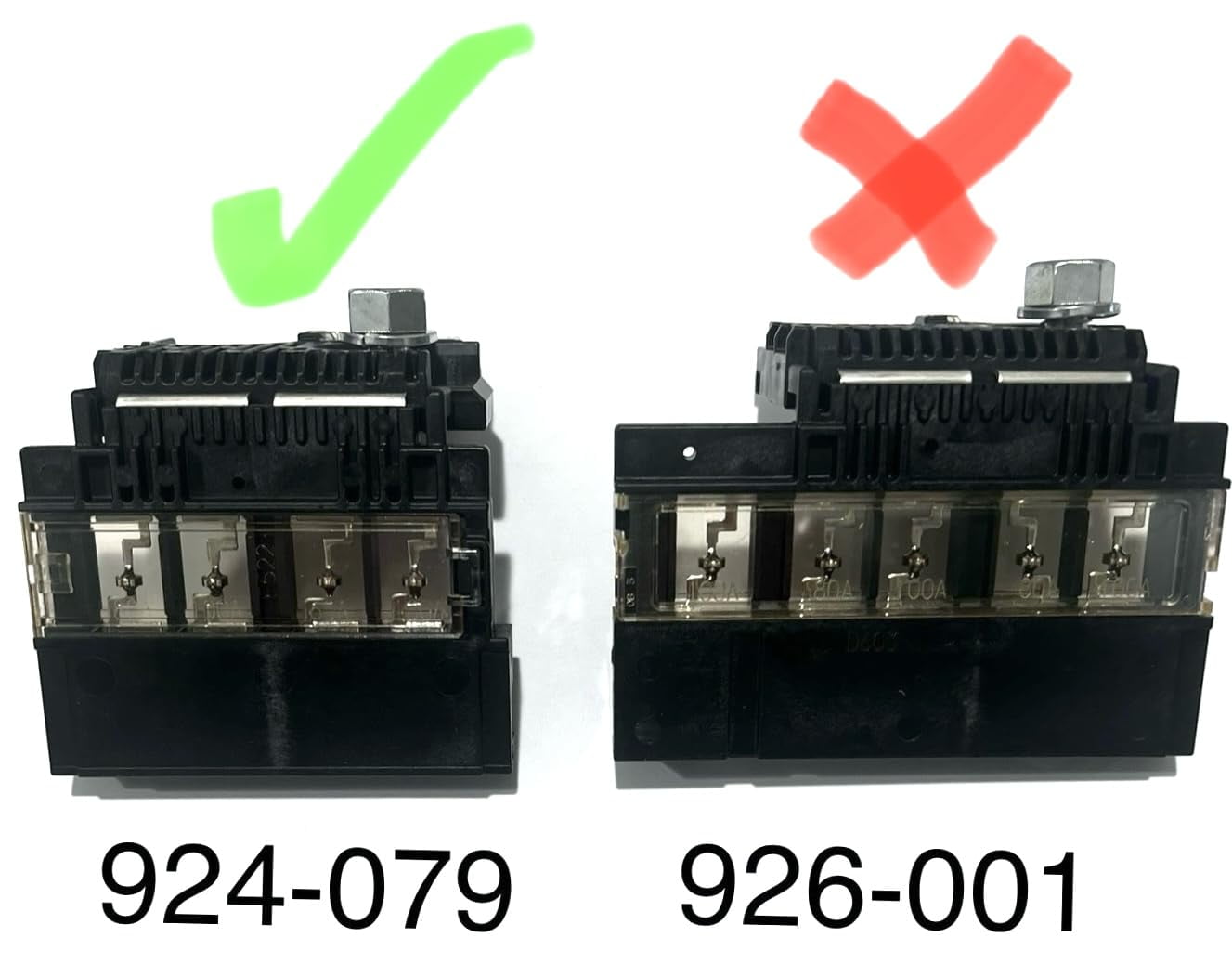 Aniceparthy Fuselink Fuse 24380JA00A Positive Battery Terminal & Nuts Fit for Nissan Altima 2007-2012/Maxima Murano 2009-2014, 924079 Battery Fuse Combo Pack