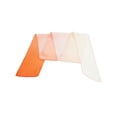 thumbnail image 4 of INSPIRAR CHIC Mujeres Bufandas Largas Plisadas, Banda de Cabello de Color Sólido con Gradiente de Contraste, Bufandas de Cuello Naranja Gradiente 49.2"x4.3"(LxA), 4 of 5